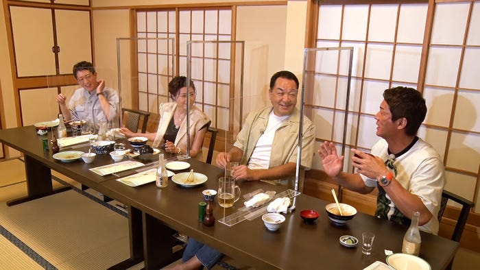 高橋茂雄、藤原紀香、槙原寛己、長嶋一茂 (C)テレビ朝日