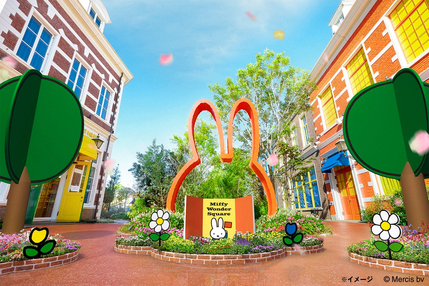 ミッフィーのフラワーブルームガーデン／提供画像