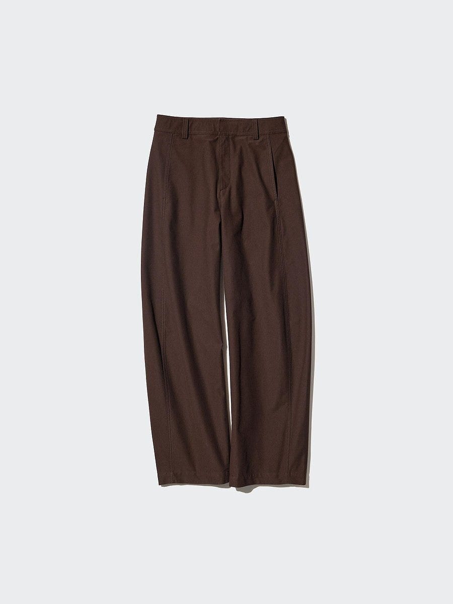 ユニクロ ジャージーバレルレッグパンツ ユニクロのジャージーバレルレッグパンツ