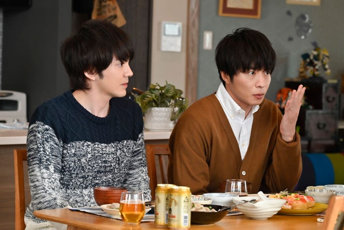 林遣都、田中圭「おっさんずラブ-リターンズ-」第2話(C)テレビ朝日