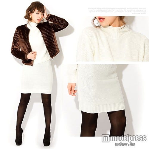 「タイトスカート ニット ペンシルスカート 」1,990円(税込)/Photo by GALSTAR