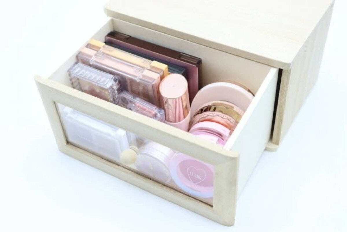 ダイソー 引き出し木製収納 使用例 容量 ダイソー 引き出し木製収納 使用例 容量