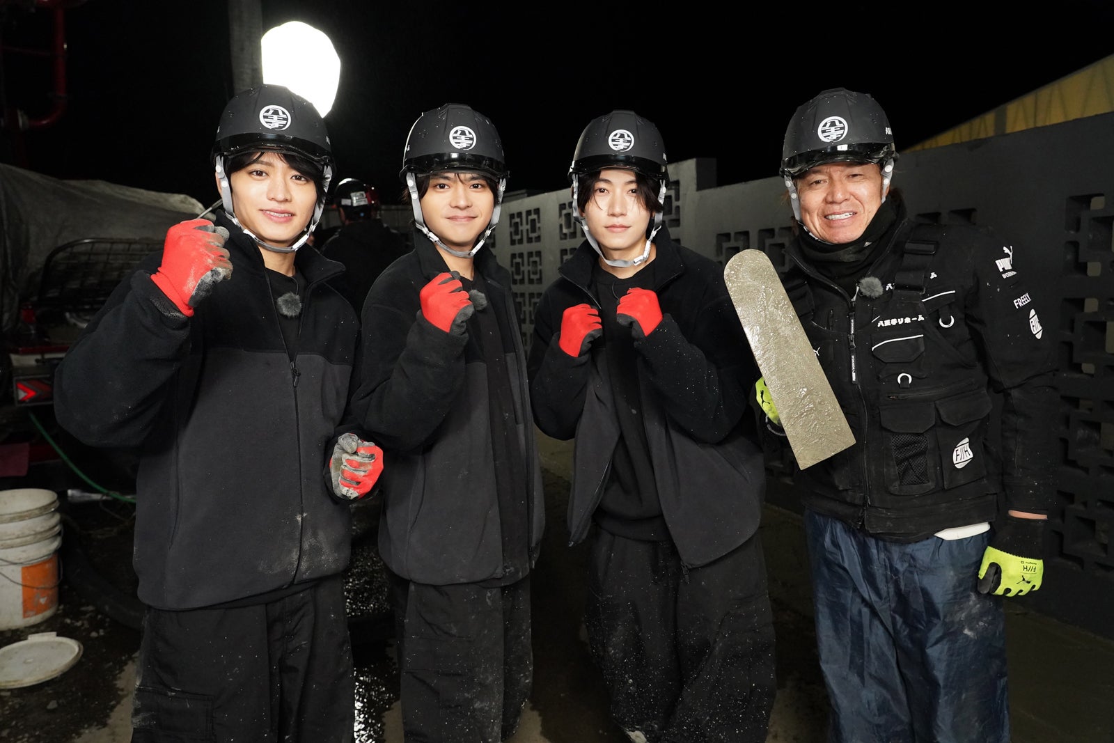 timelesz佐藤勝利・橋本将生・猪俣周杜、塗装作業に挑戦「ヒロミの大晦日リホーム」助っ人参加