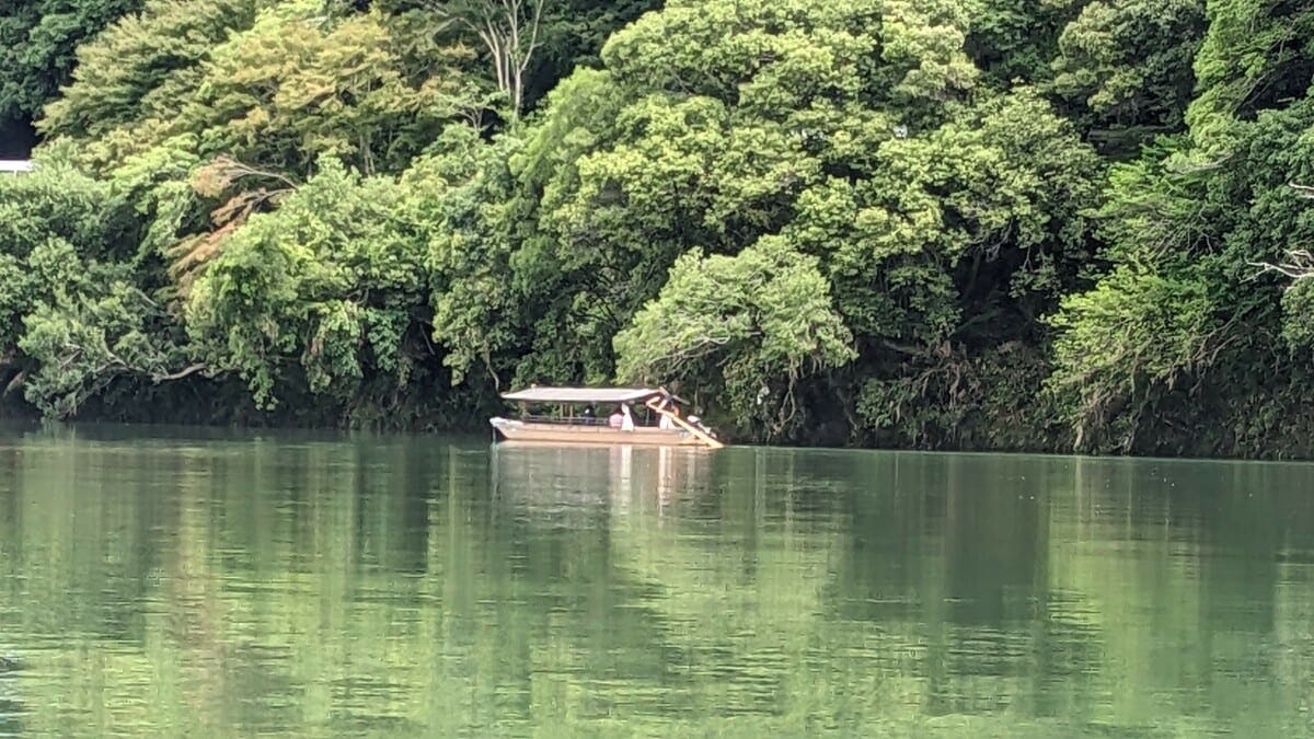 ひじかわ遊覧。夜は鵜飼いも