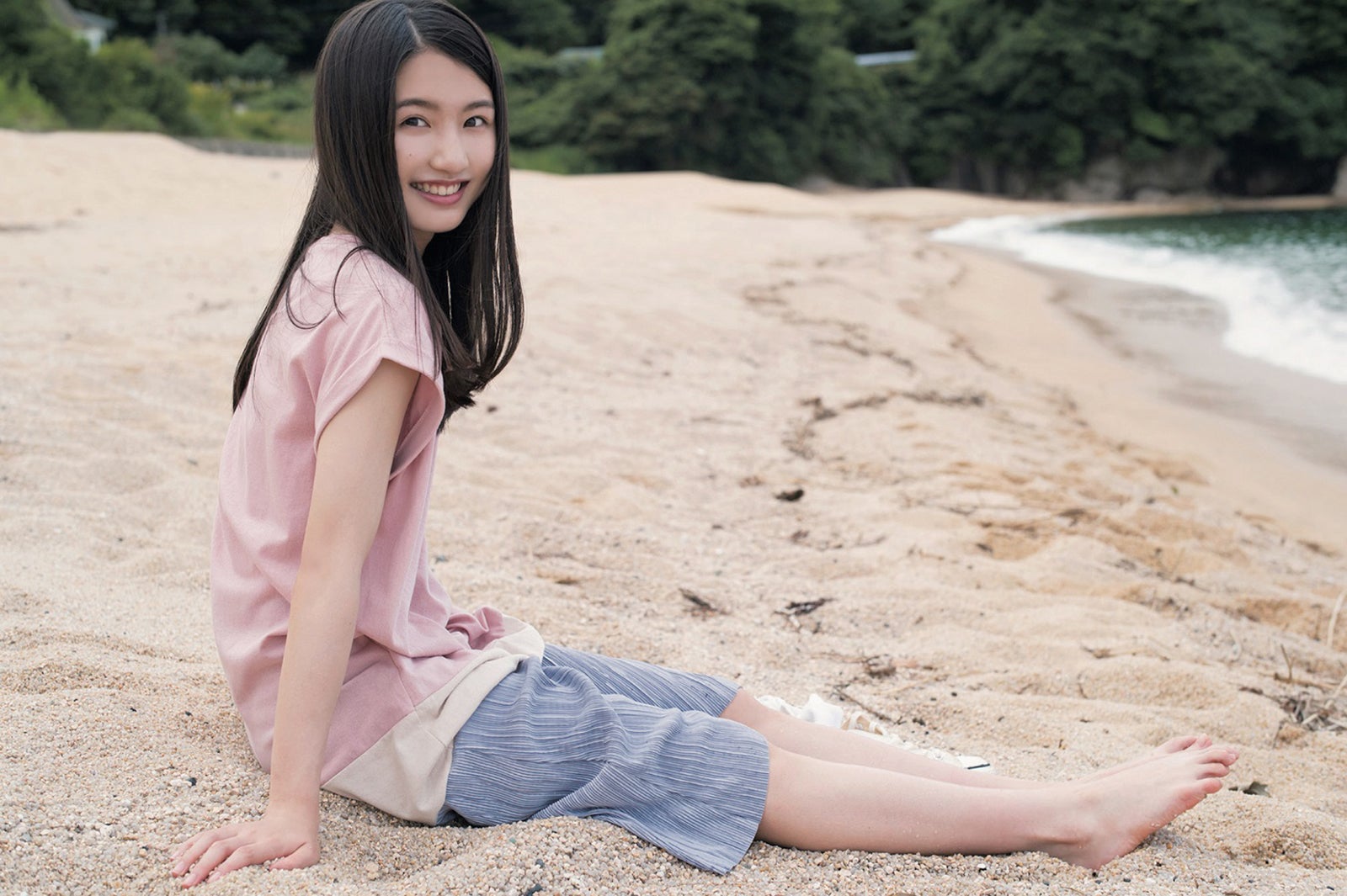 「blt graph.vol.71」TSUTAYA EBISUBASHI購入特典ポストカード【塩月希依音（NMB48）】／提供画像