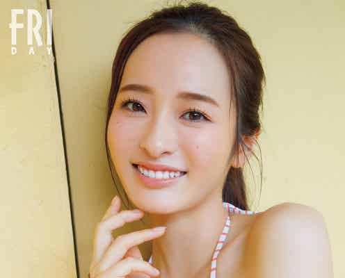 ミス東大・神谷明采、初ビキニグラビアで抜群の美スタイル披露