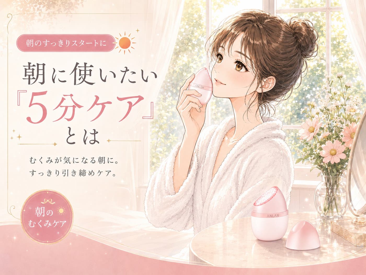 美顔器「Rose Lumi」(提供素材)