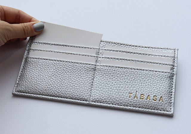 付録　素敵なあの人　TABASA　レザー調超スリム財布　カード　6枚収納可