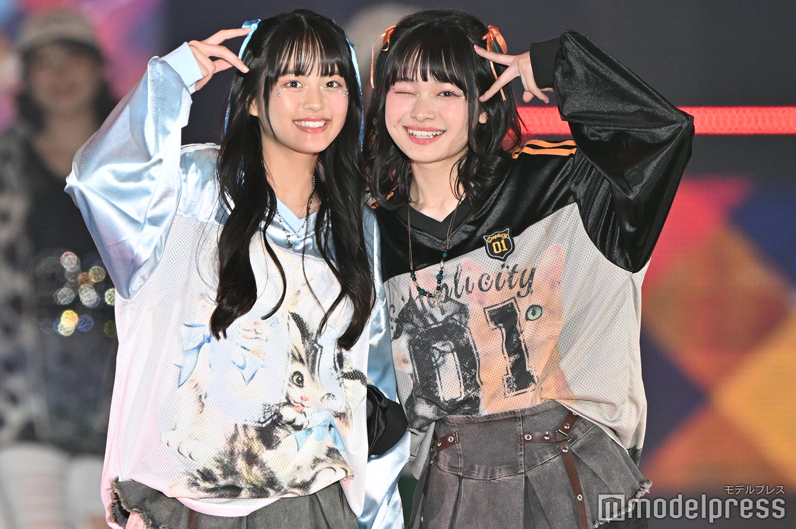 竹下優名、月島琉衣「Seventeen」ステージ（C）モデルプレス