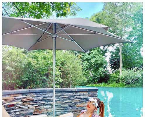 妊娠中の元「テラハ」武智ミドリ、ビキニ姿でふっくらお腹公開