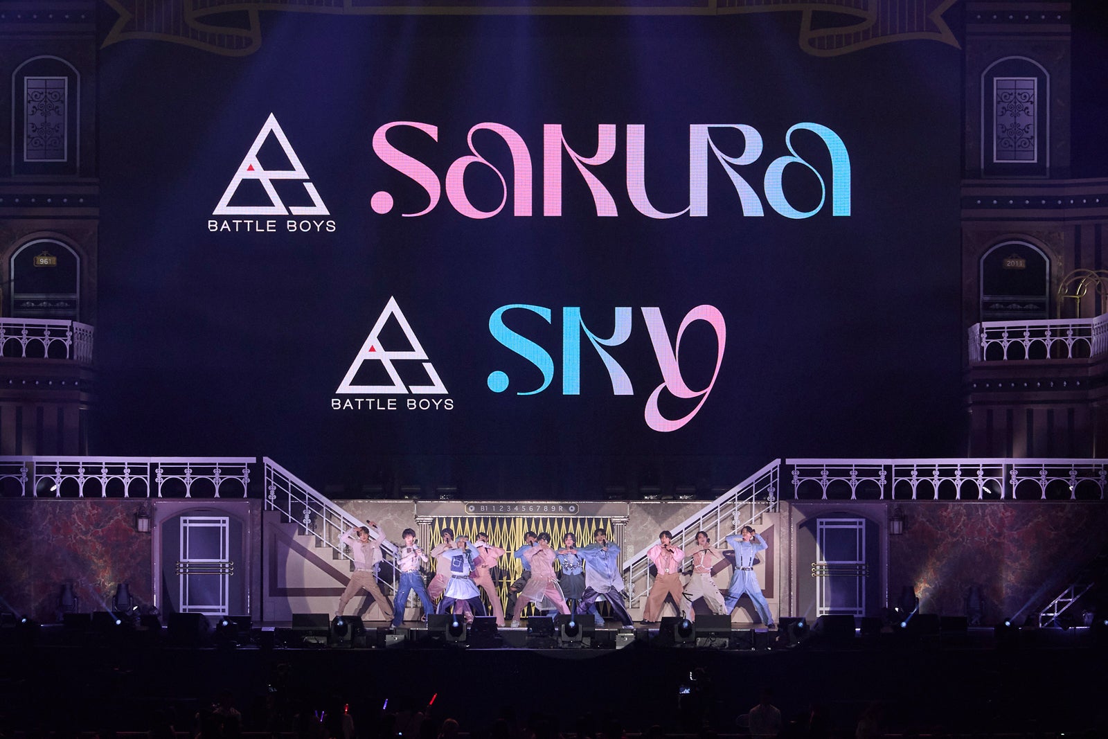 BATTLE BOYS／SAKURA、SKY（撮影：ウチダアキヤ／草間智博）