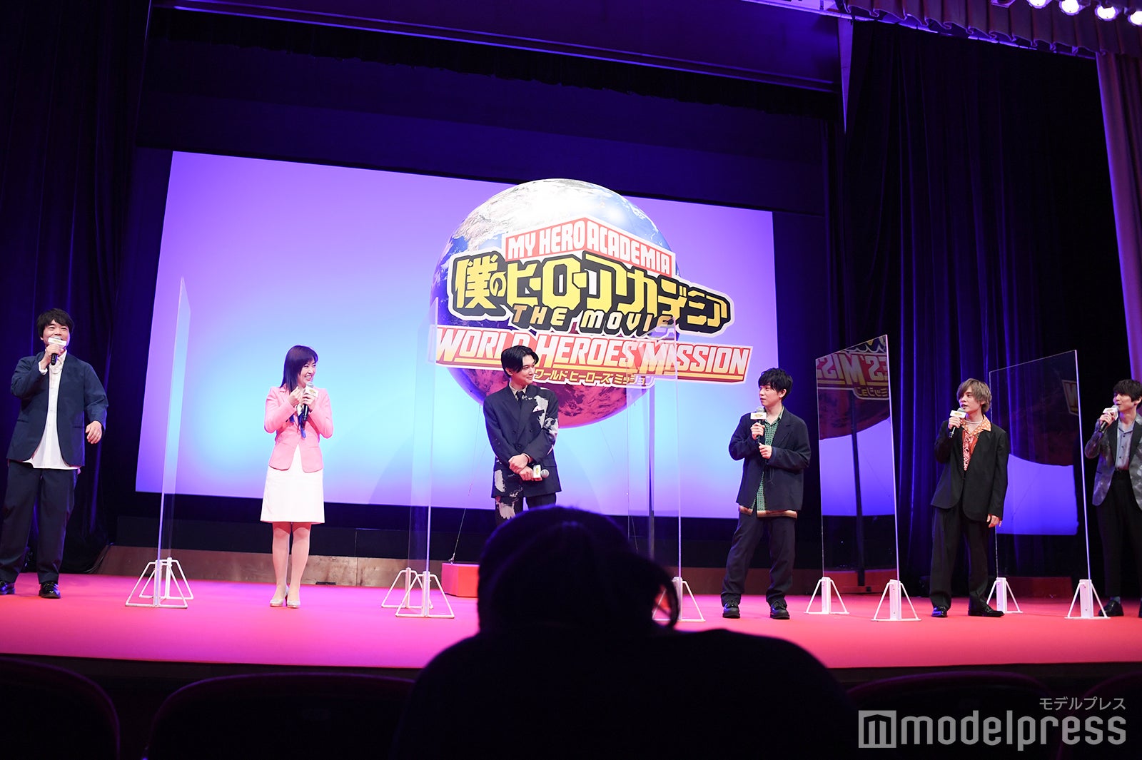 中井和哉、林原めぐみ、吉沢亮、山下大輝、岡本信彦、梶裕貴（C）モデルプレス