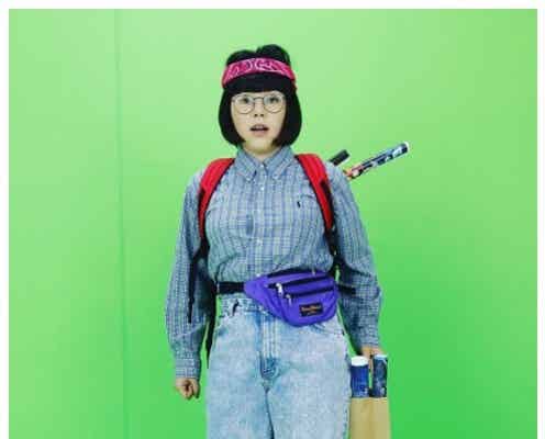 ブルゾンちえみ、イメージガラリな“オタク風”ショットに嵐ファンが続々反応「バズりNIGHT?」
