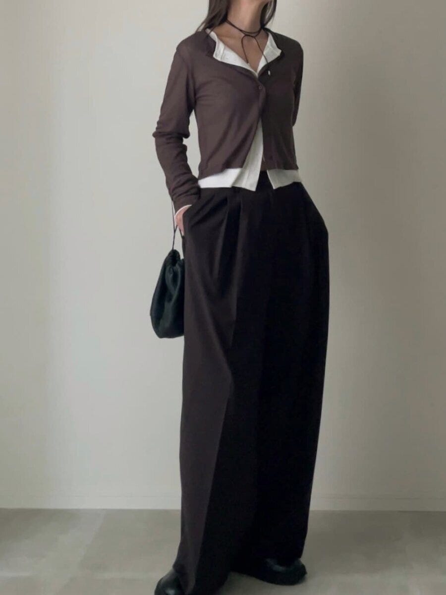 カーディガンコーデ3