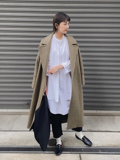 白靴下を使った流行りの冬コーデ おしゃれ上級者の着こなしを真似しよう モデルプレス