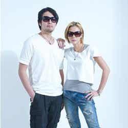 土屋アンナ着用モデル:11LH-04-02 LH×土屋アンナLARGE ROUND FRAME