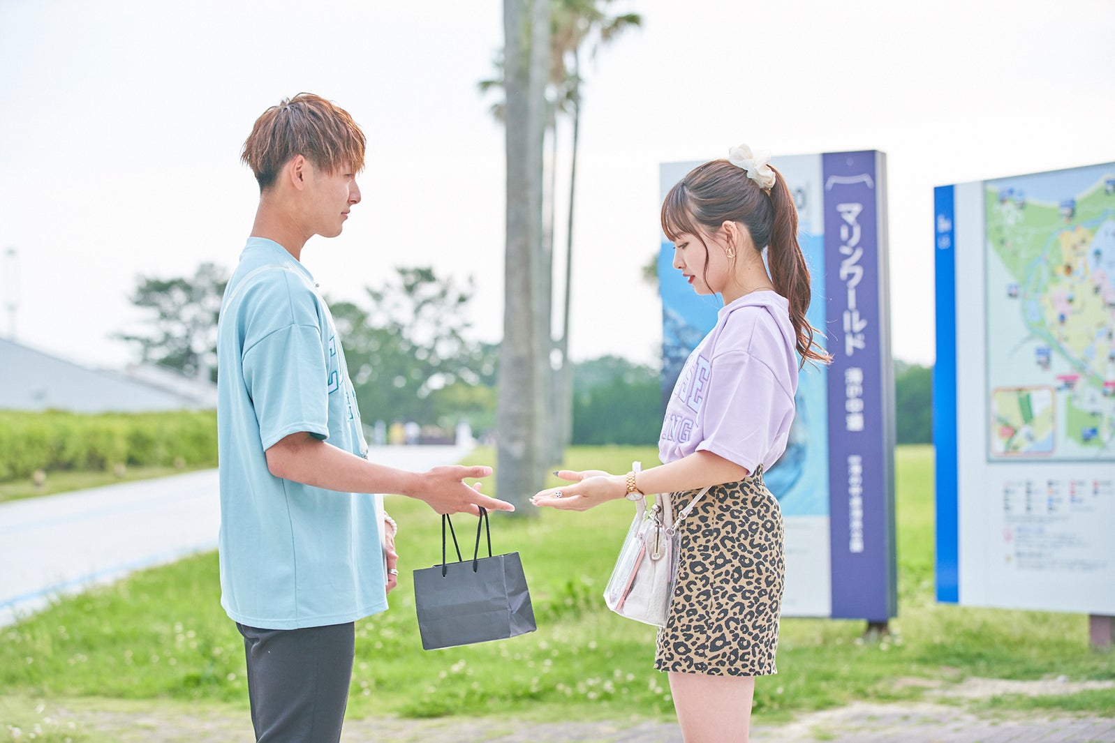 たいしゅう、のあ「恋する◆週末ホームステイ 2021春 Tokyo」第11話（C）AbemaTV, Inc.