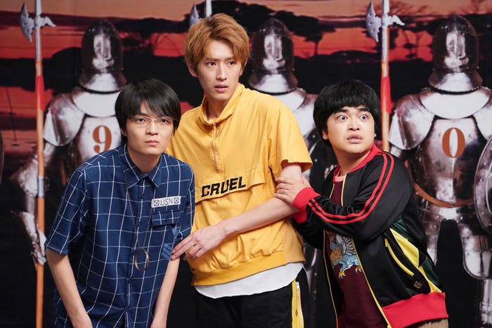 岡山天音・杉野遥亮・加藤諒/「ゼロ 一獲千金ゲーム」第8話より(C)日本テレビ