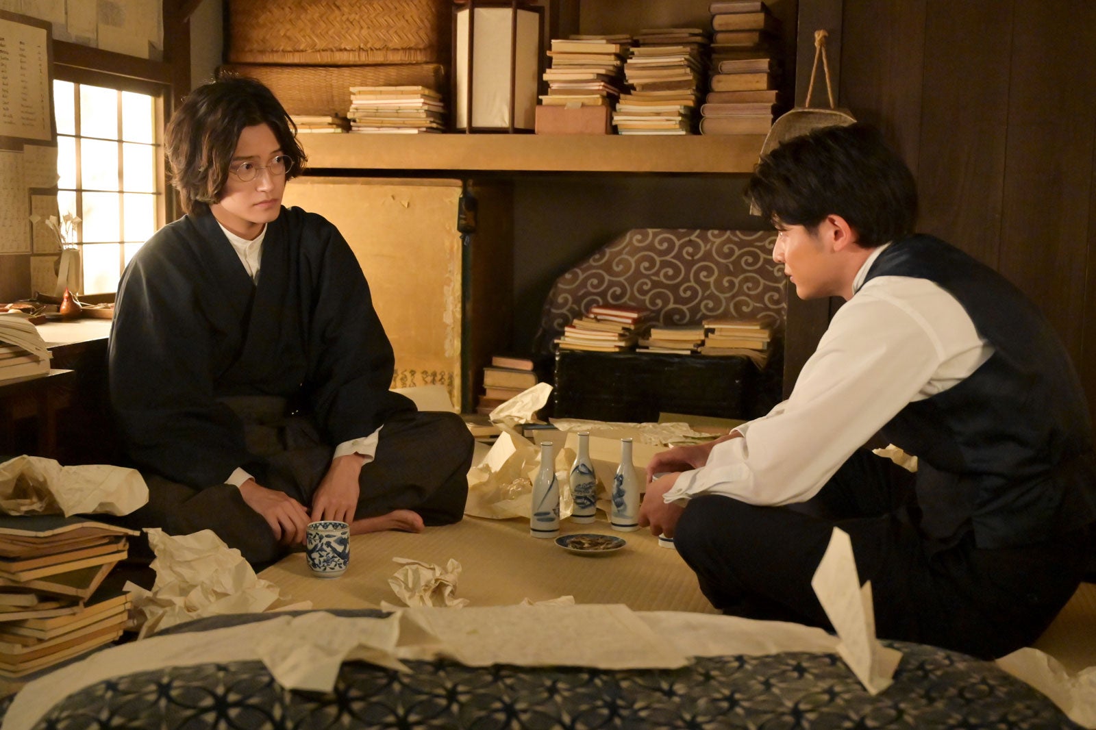 佐野晶哉、小林虎之介「風、薫る」第101話（C）NHK