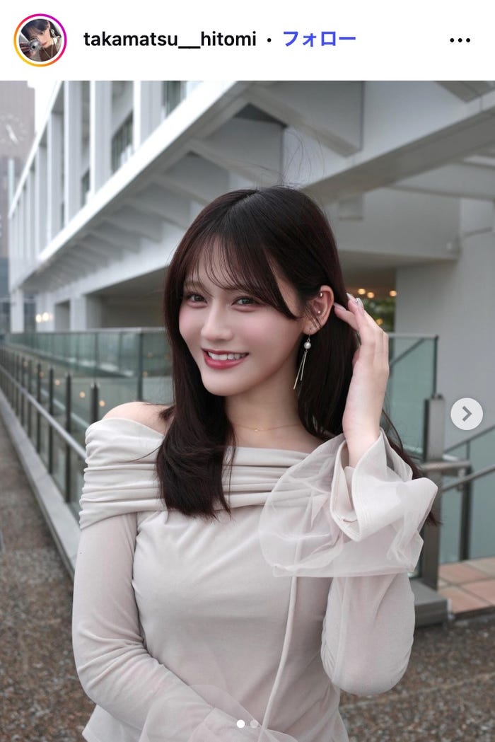 高松瞳Instagramより