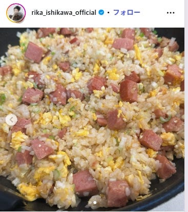 石川梨華Instagramより
