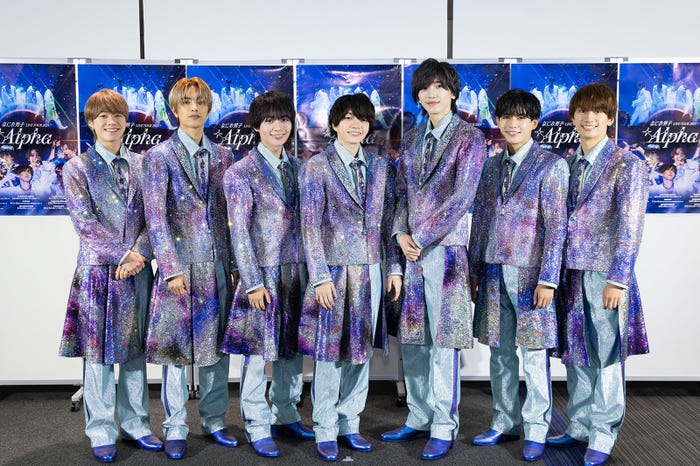 なにわ男子(左から)大橋和也、高橋恭平、大西流星、西畑大吾、道枝駿佑、長尾謙杜、藤原丈一郎(提供写真)
