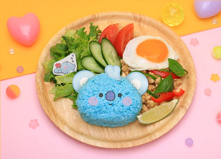 「BT21カフェ」全国5都市で開催、アジアンフードやパフェなど夏を感じるメニュー内容