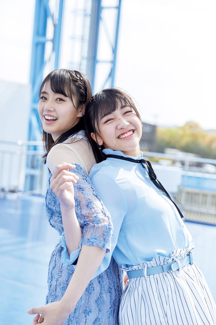 Stu48瀧野由美子 磯貝花音ら 船上劇場stu48号でグラビア撮影 モデルプレス