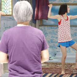 水原希子/ICEカップヌードル新CM「氷入れすぎた」篇メイキングカットより