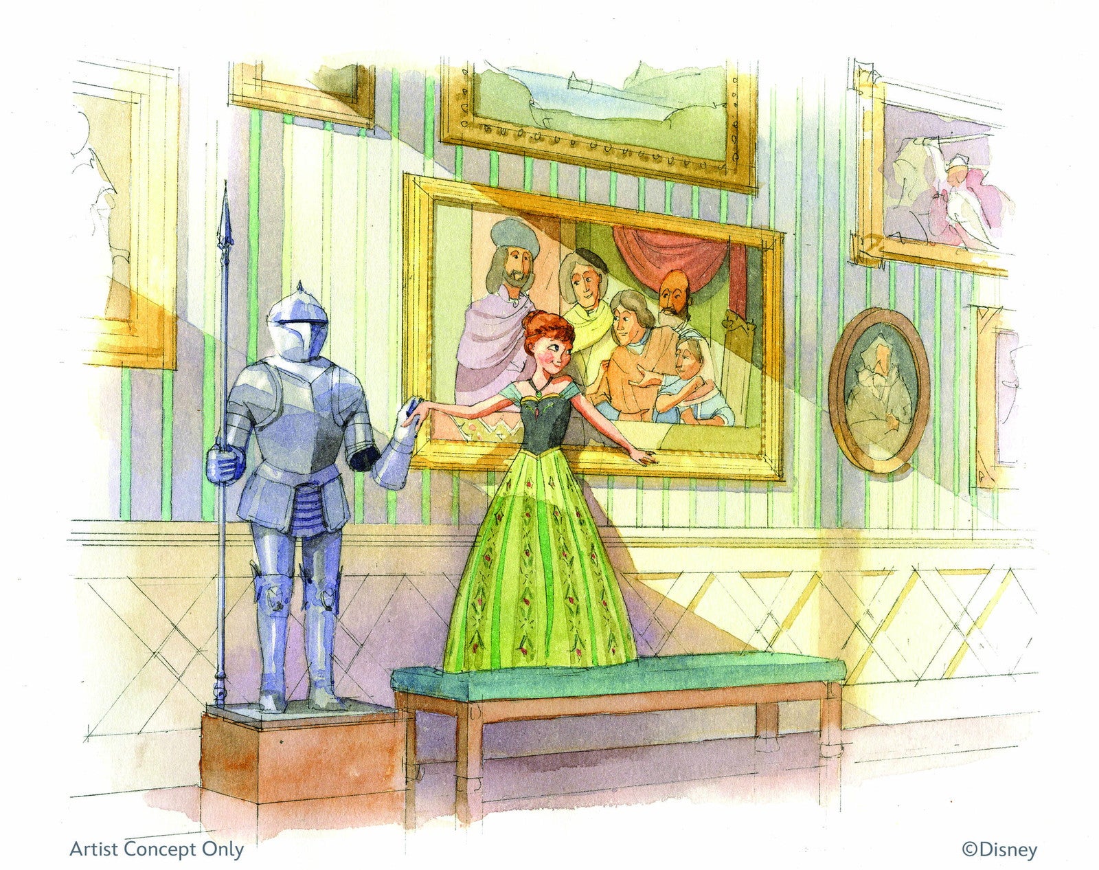 「アナとエルサのフローズンジャーニー」の内観（C）Disney