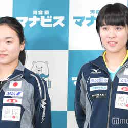 （左から）伊藤美誠選手、平野美宇選手 （C）モデルプレス