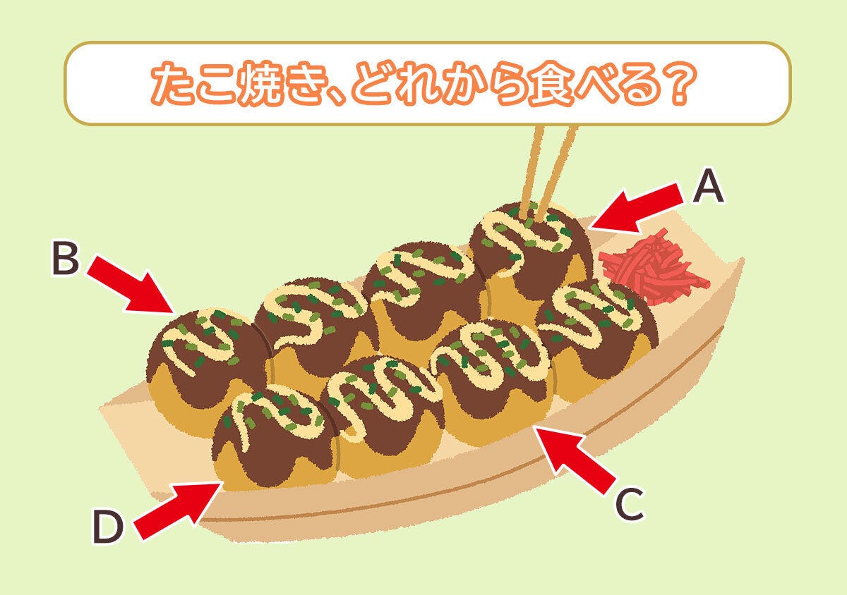 たこ焼きどれから食べる？