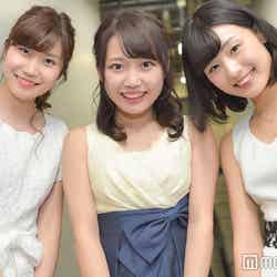 （左から）杉山冬香さん、野崎優花さん、青柳真有さん（C）モデルプレス