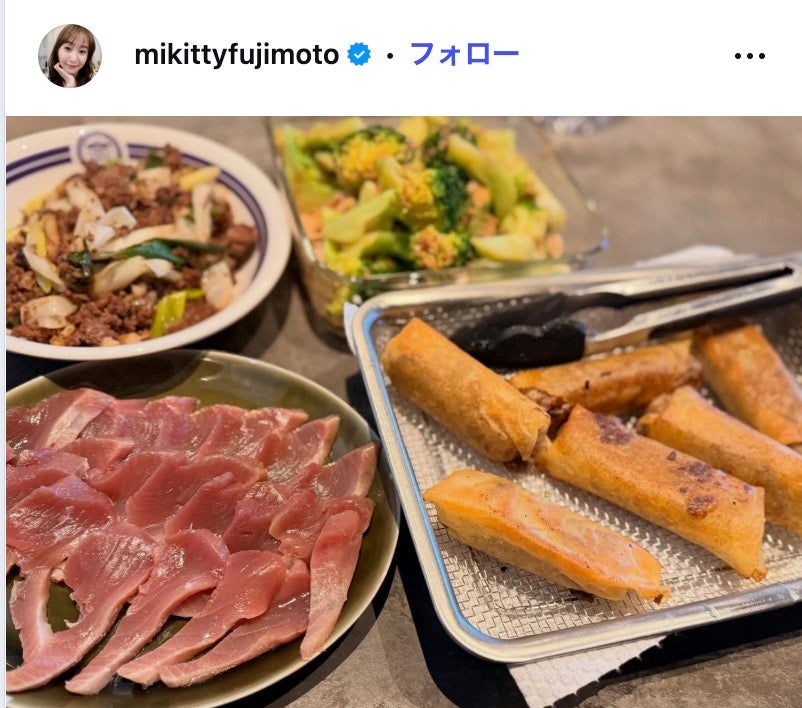 藤本美貴 Instagramより