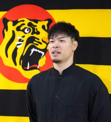 阪神・佐藤輝「甲子園の大歓声は本当に世界一」 ポスティング容認後初の取材対応で球団、チームメート、ファンに感謝