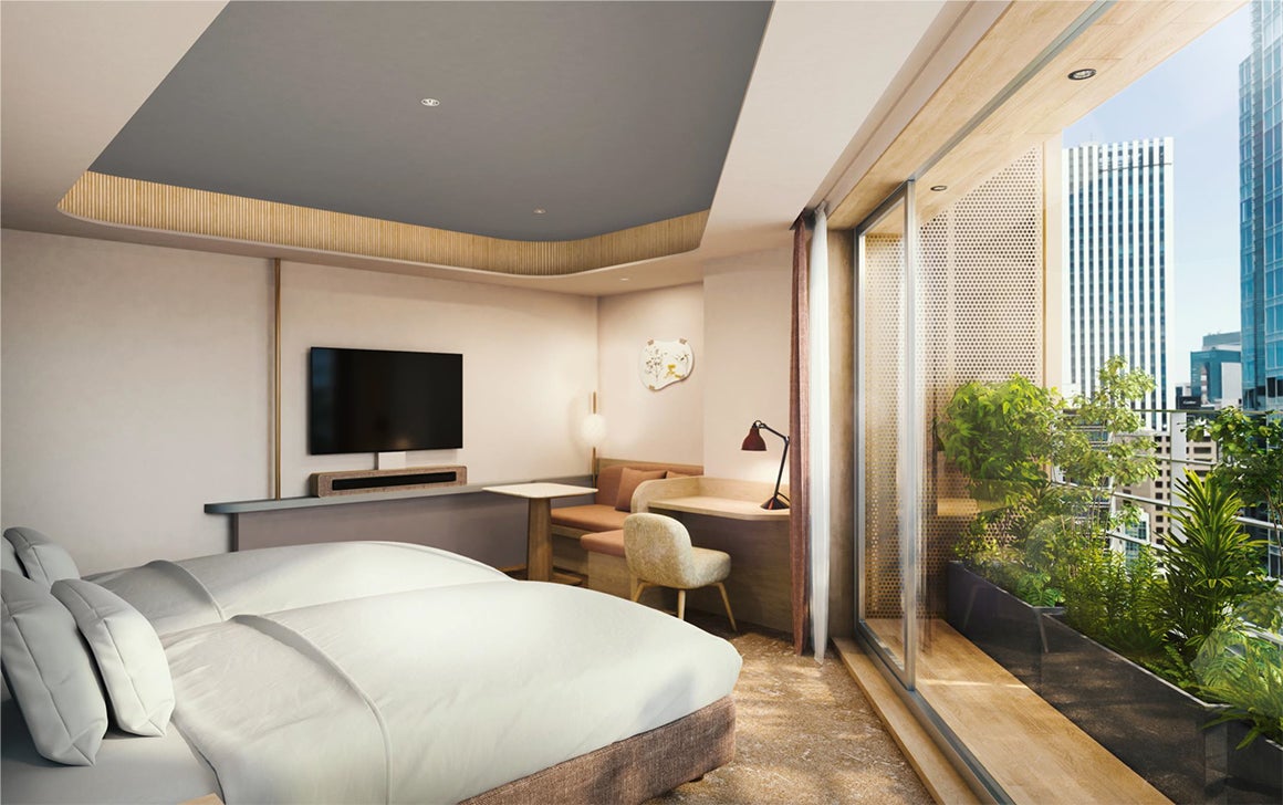 （仮称）築地4丁目ホテル計画／画像提供：三井不動産