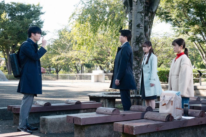板垣瑞生、山下智久、福原遥、美山加恋「正直不動産2」第6話(C)NHK