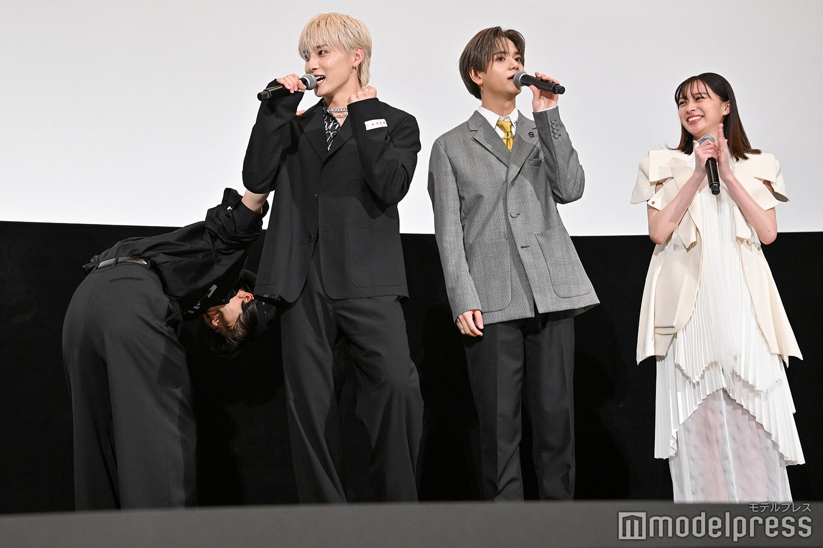 木全翔也、川西拓実、中島颯太、田鍋梨々花（C）モデルプレス