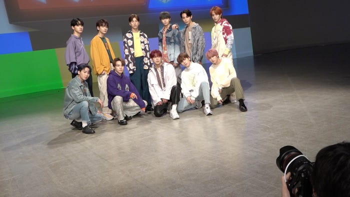 リハーサル中のJO1(C)フジテレビ