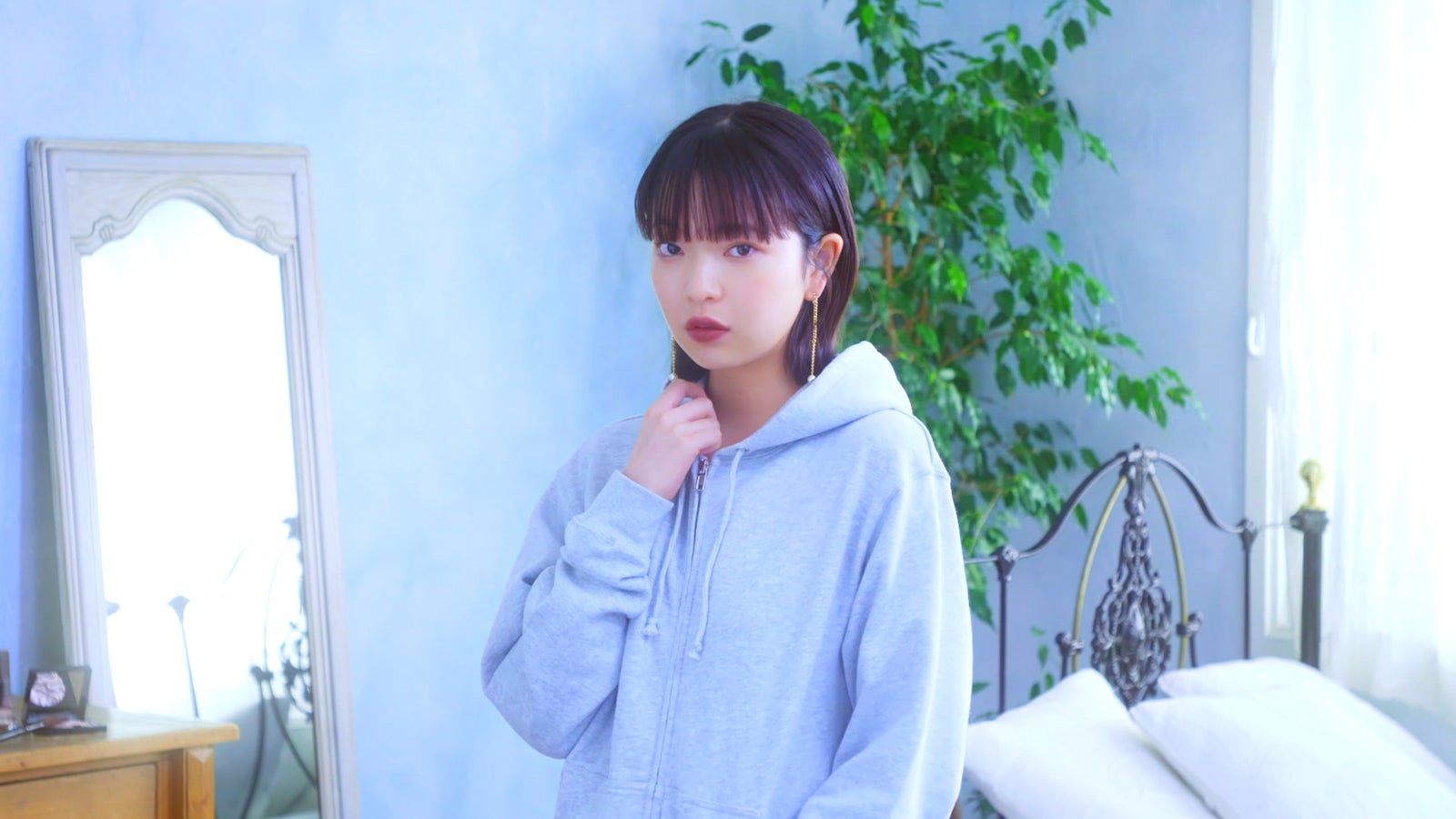 田中芽衣／WEB動画「なりたいわたしが見つかるルージュ」より（提供写真）