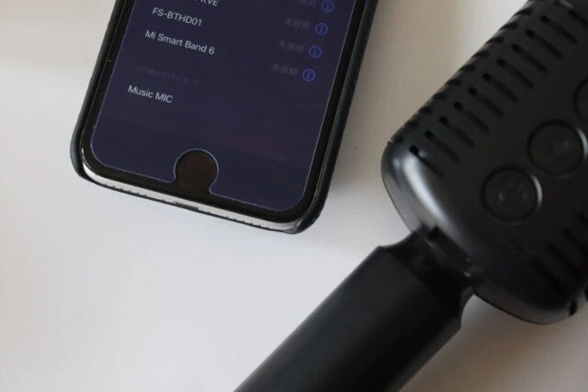 ダイソー ホームカラオケマイク(BK、GYBE) 使用例 ダイソー ホームカラオケマイク(BK、GYBE) 使用例