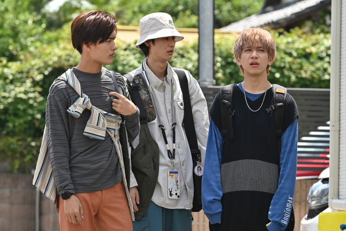 植村颯太、楽躯、田中洸希「シュガードッグライフ」第2話より(C)依子・一迅社/ABC