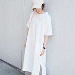 相性抜群 Tシャツワンピ キャップ の夏コーデ モデルプレス