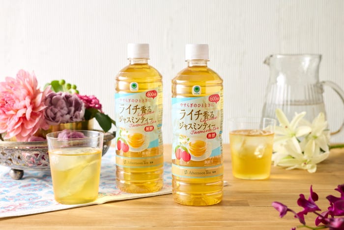 Afternoon Tea監修 ファミマル ライチ香るジャスミンティー(税込118円)/提供画像