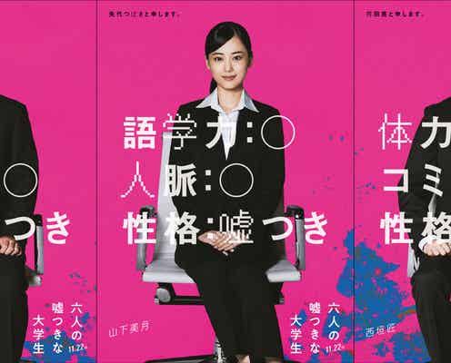 乃木坂46山下美月・倉悠貴・西垣匠が“嘘つきな大学生”役 山下はグループ卒業後初の映画出演作に<六人の嘘つきな大学生>