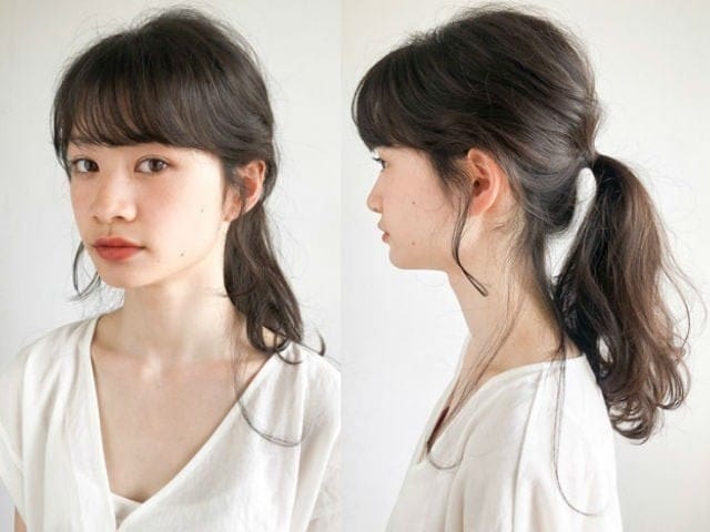 アラフォーにおすすめ 普通のひとつ結び がこなれて見えるアレンジ方法 モデルプレス