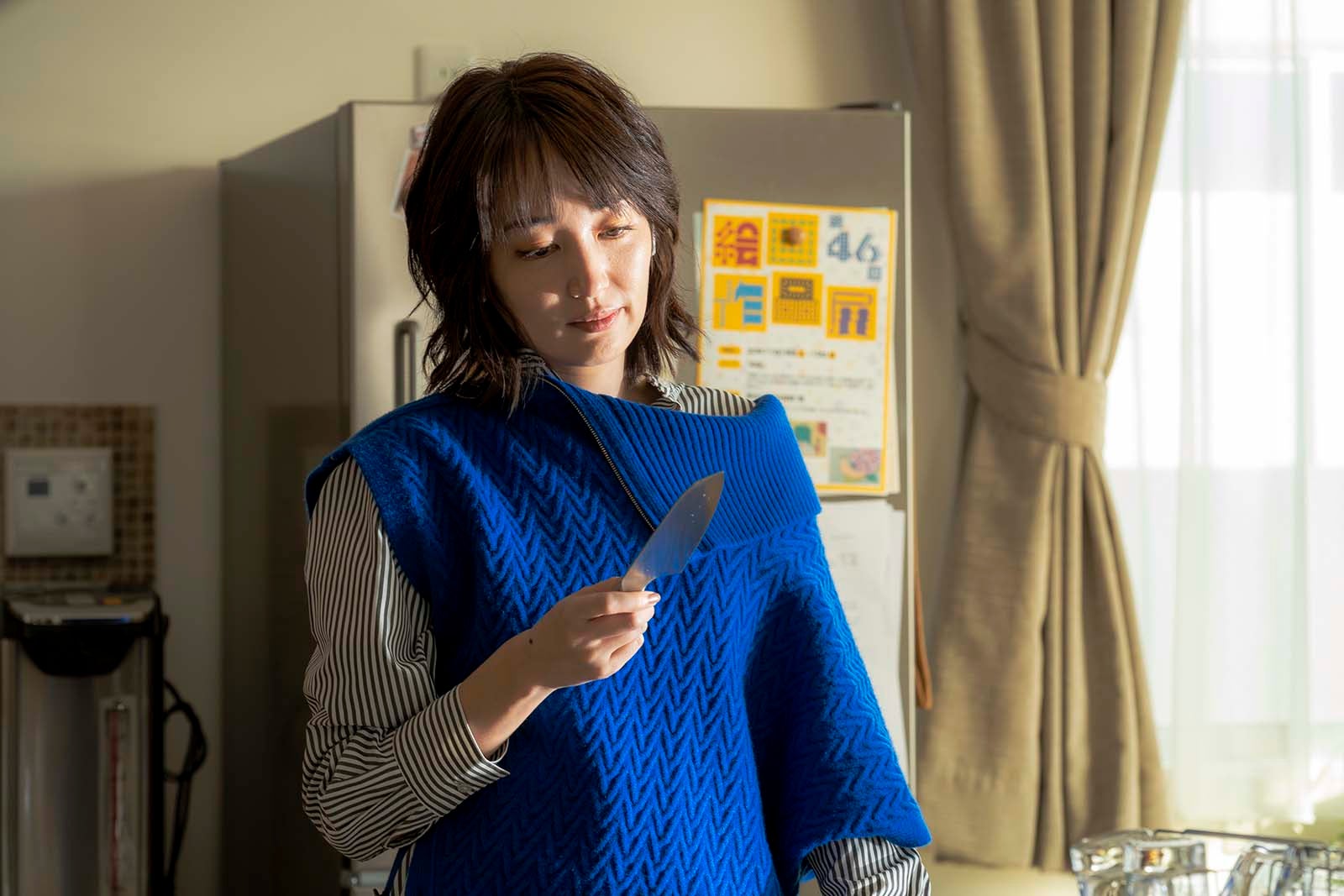 高梨臨「単身花日」第7話より（C）テレビ朝日