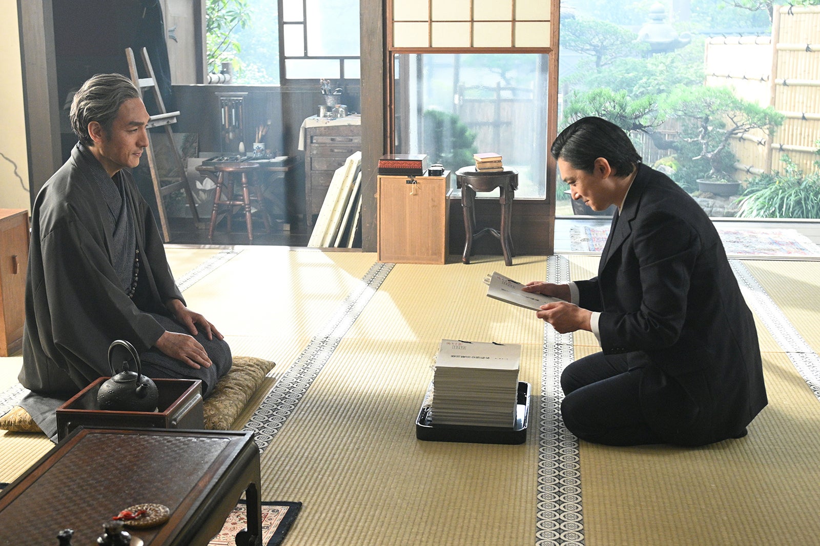 草なぎ剛、吉沢亮「青天を衝け」第40回（C）NHK