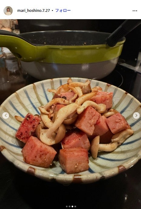 星野真里Instagramより