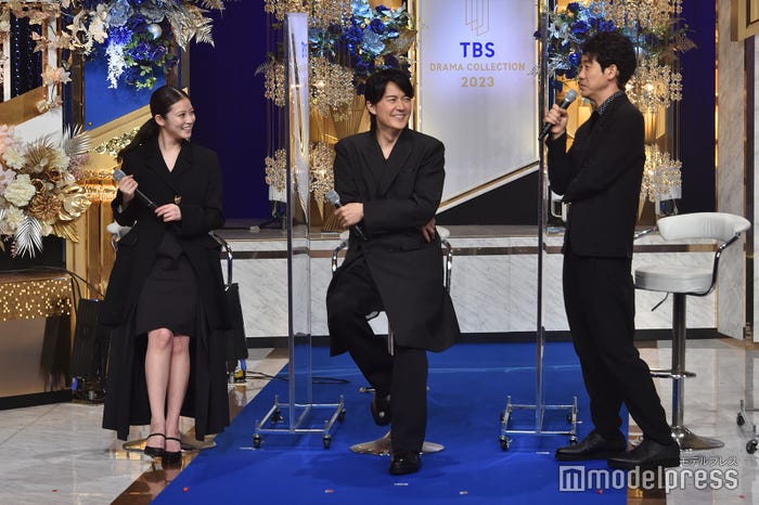 永瀬廉のものまねが現場で流行っているという話題で盛り上がる今田美桜、福山雅治、大泉洋ら(C)モデルプレス